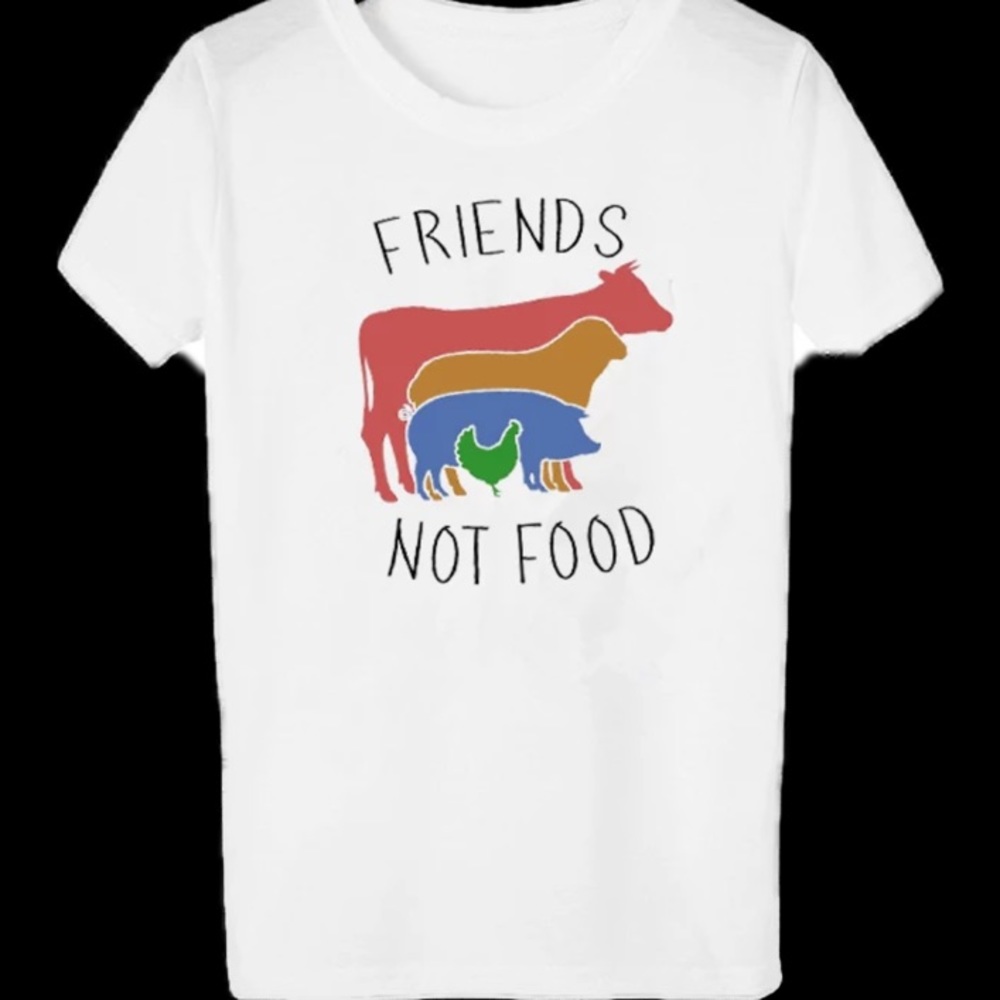 Vegan Friends Not Food Shirt - Picture 3 of 7